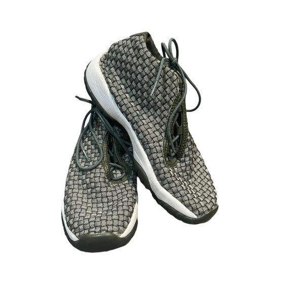 Shoes - Nike‎ Air Jordan Green  Gray woven Pattern